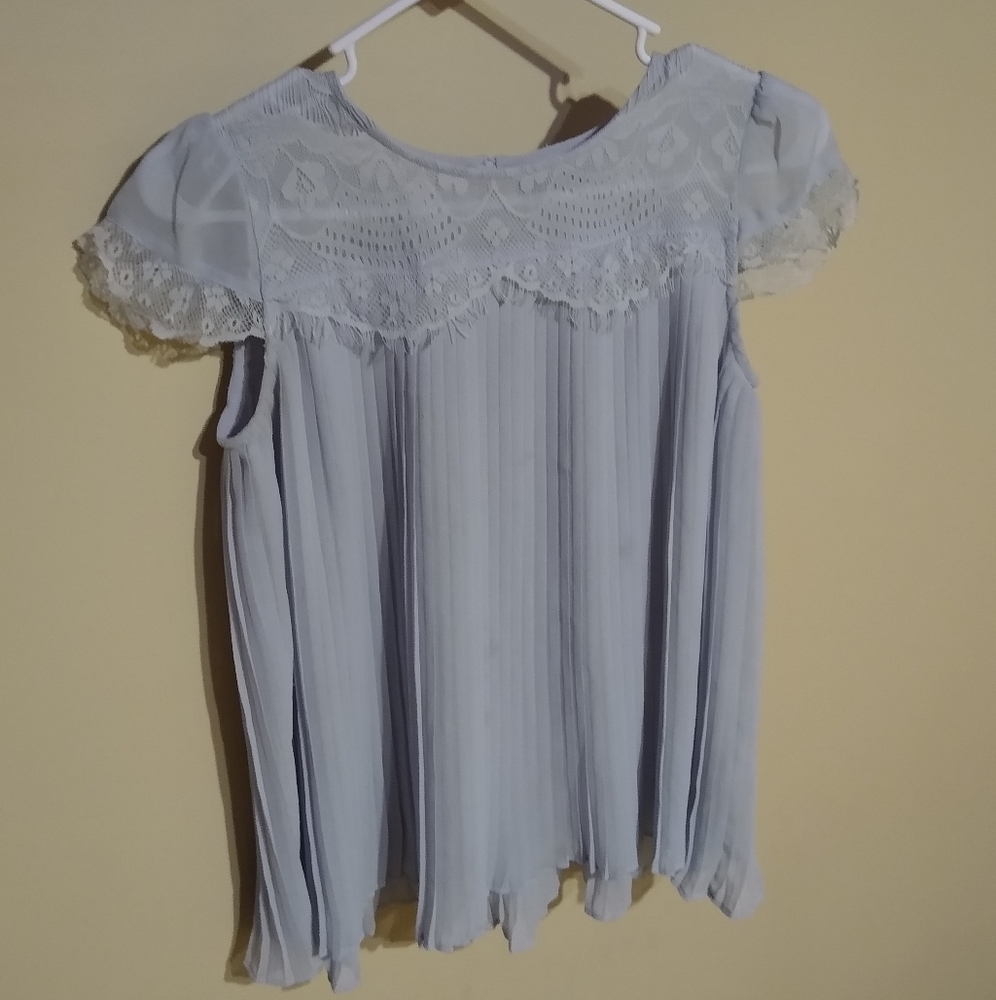 Baby Blue Blouse